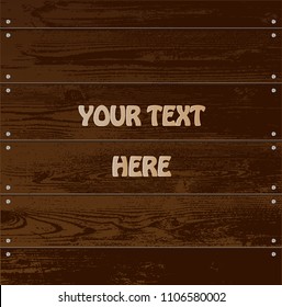 Wood texture - vector background