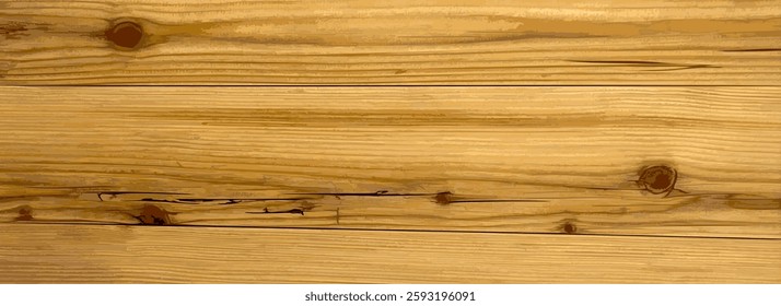 Wood texture, wood vector background, wooden plank banner