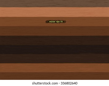 Wood texture. Vector of brown wooden panels background template, wall and wallpaper