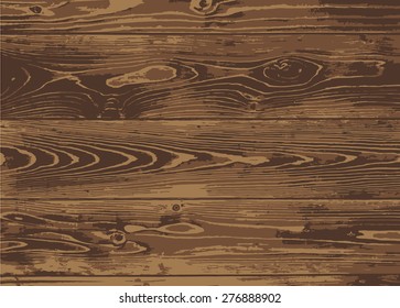 Wood texture, vector Eps 10  illustration. Natural wooden background.