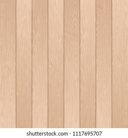 Wood texture, vector Eps10 illustration. Natural wooden Background.