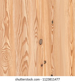 Wood texture, vector Eps10 illustration. Natural wooden Background.