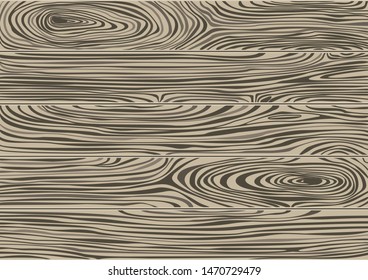 Wood texture, vector Eps10 illustration. Natural Dark Wooden Background.