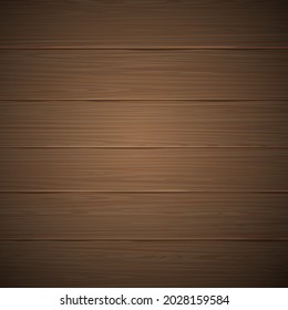 Ilustración del Vector de textura de madera EPS10. Madera marrón natural Fondo, pared realista, plancha, mesa o superficie del suelo