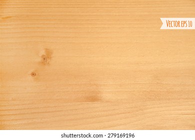 Wood texture, vector Eps10 illustration. Natural Wooden Background.