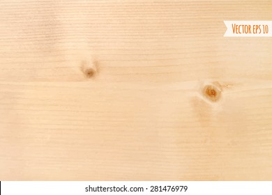 Wood texture, vector Eps10 illustration. Natural Wooden Background.