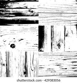 Wood texture, vector Eps10 illustration. Easy to edit and use as overlay. Natural wooden background. Vector grunge texture. 
