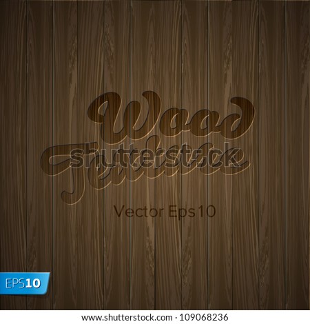 Wood texture, vector Eps10 illustration.