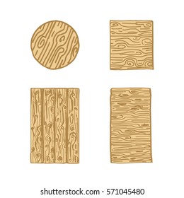 Wood Texture Vector Illustration Stock Vector (royalty Free) 571045480 