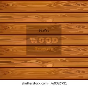 Wood texture Vector realistic illustration. Wooden background