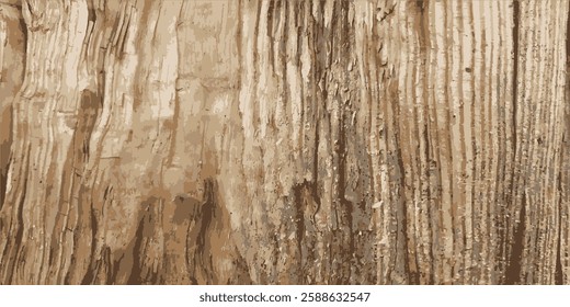 Wood texture. Vintage wood grain background. Vector illustration