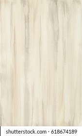 Wood Texture Watercolor. Vector Wood Background In Light Woody Color