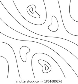 Wood texture. Wave pattern vector