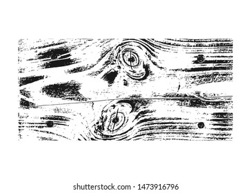 Wood texture white black. Wooden planks pattern overlay texture. Grunge sketch effect. Crack motif for design wall, floor, rustic, old, rough. Stylish retro abstract background Vector illustration