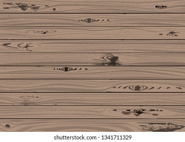 Wood texture. Wooden surface. Vector illustration. Natural textured design