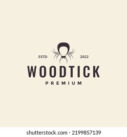 Wood Tick Spider Logo Vintage