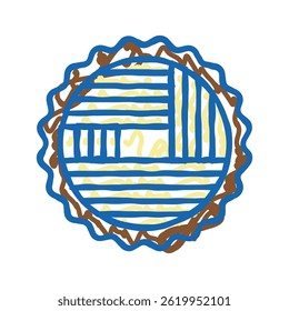 wood timber doodle icon sketch vector. wood timber sign. isolated symbol illustration
