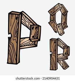 letras texturas de árbol de madera letras alfabetos letras letras letras letras letras letras letras letras letras letras letras letras abc inglés mayúsculas decorativas creativas ilustración vectorial bosques de vida silvestre
