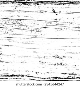 Textura de grunge del vector de madera. Fondo blanco y negro. vector de efecto de textura superpuesta de gunge.