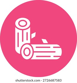 Ilustración de diseño de icono de Vector de madera