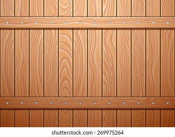 Wood wall texture background. EPS 10 vector illustration.