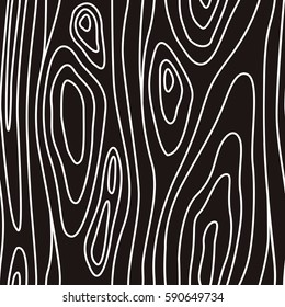 Wood Walnut Pine Oak Seamless Pattern black
