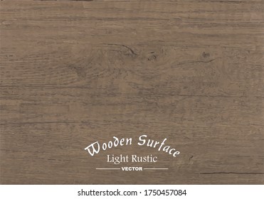 Wood or Wooden Background.  Grey Wood Vintage Rustic Surface - Wood Vector.