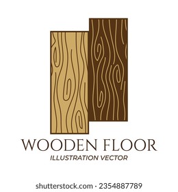 Wood Wooden Flooring Tile Motif Icon Symbol Illustration Vector