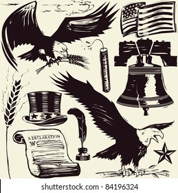 Woodcut Americana