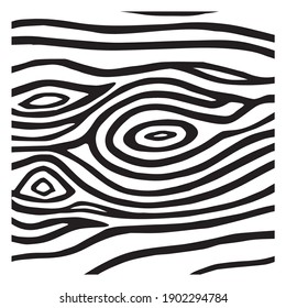Woodcut natural pattern hand drawn. Engraving symbol