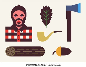 Woodcutter background