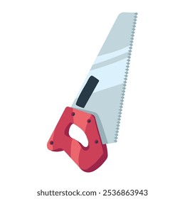 woodcutter tool saw icon isolated