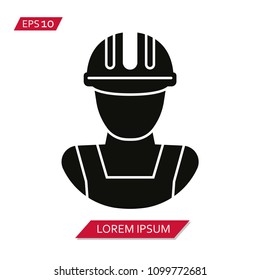 woodcutter vector icon symbol