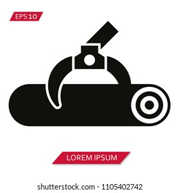 woodcutter vector icon symbol