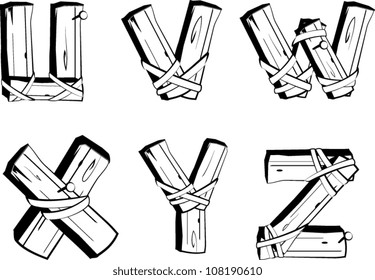 Wooden Alphabet