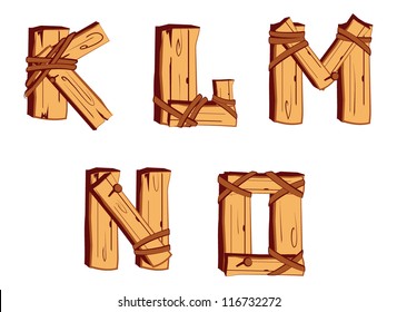 Wooden Alphabet letters