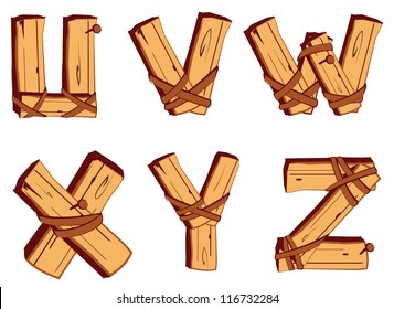 Wooden Alphabet letters