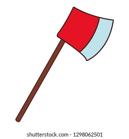 wooden axe cartoon