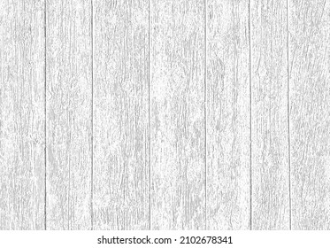 Wooden background. Old black and white painted fence in good condition. Solid wooden wall from weathered cracked boards. Barn wood wall. Vector EPS10.