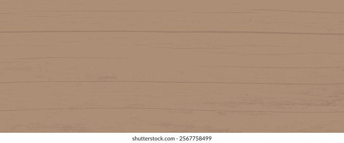 Wooden background, rustic style. Brown background with subtle texture. Brown background features horizontal lines for a natural look. Simple wooden texture pattern background vector