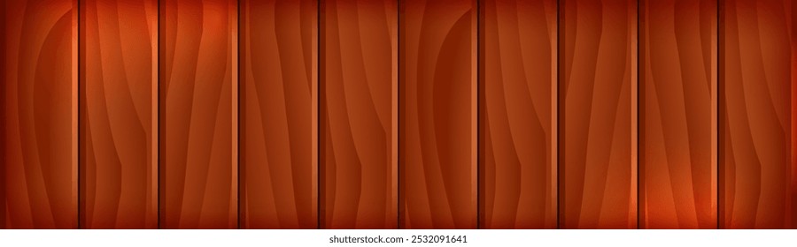 Wooden Background. Wooden textured surface pattern. A wooden wall or wallpaper. Cartoonish, playful, comical background. A concept for the design and interior design industry.
