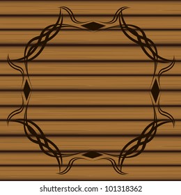 wooden background. vector illustration.