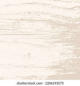 Wooden background. Wood texture. Wooden decorative banner. Grunge texture. Beige background. Village banner. Vector illustration.