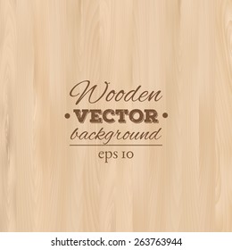 Wooden background. Wood texture, EPS 10 vector. 
