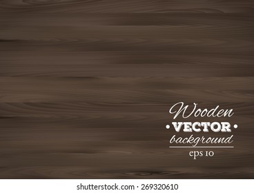 Wooden background. Wood texture, EPS 10 vector. 