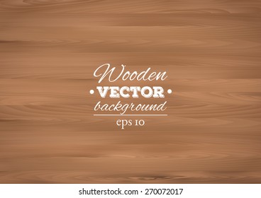 Wooden background. Wood texture, EPS 10 vector. 