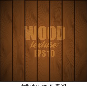 Wooden background. Wood texture, vector illustration EPS 10