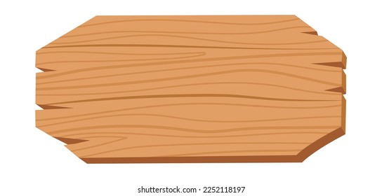 wooden badge banner, wooden plank plate