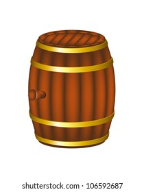 Wooden barrel