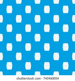Wooden barrel pattern repeat seamless in blue color for any design. Vector geometric illustration